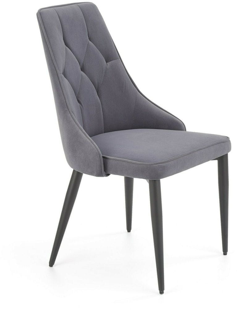 Halmar Jedálenská stolička K365, sivá